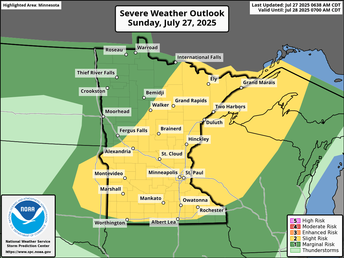 Sunday's severe outlook