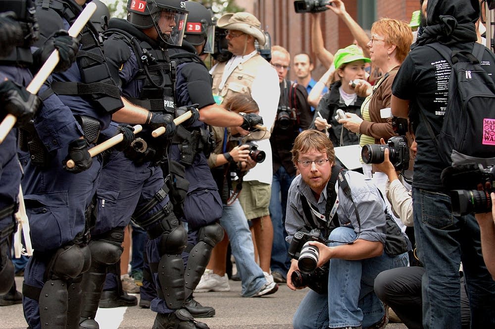 Photographer at protests