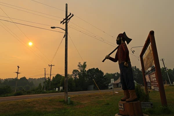 Air quality alerts spread across Minnesota as wildfires rage, sending smoke south
