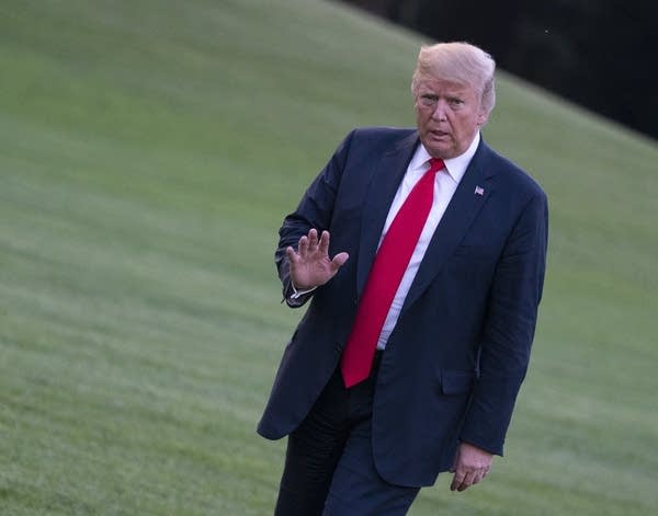 President returns to the White House.
