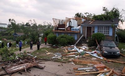 Surveying damage