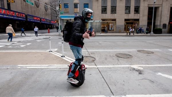 From electric unicycles to jerry-rigged jitneys, New Yorkers are finding unorthodox ways to get around.