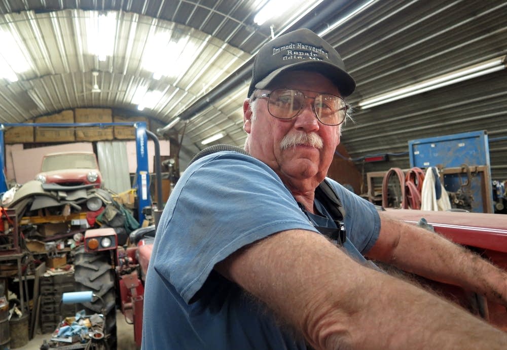 Duane Ommodt is concerned about the upcoming crops