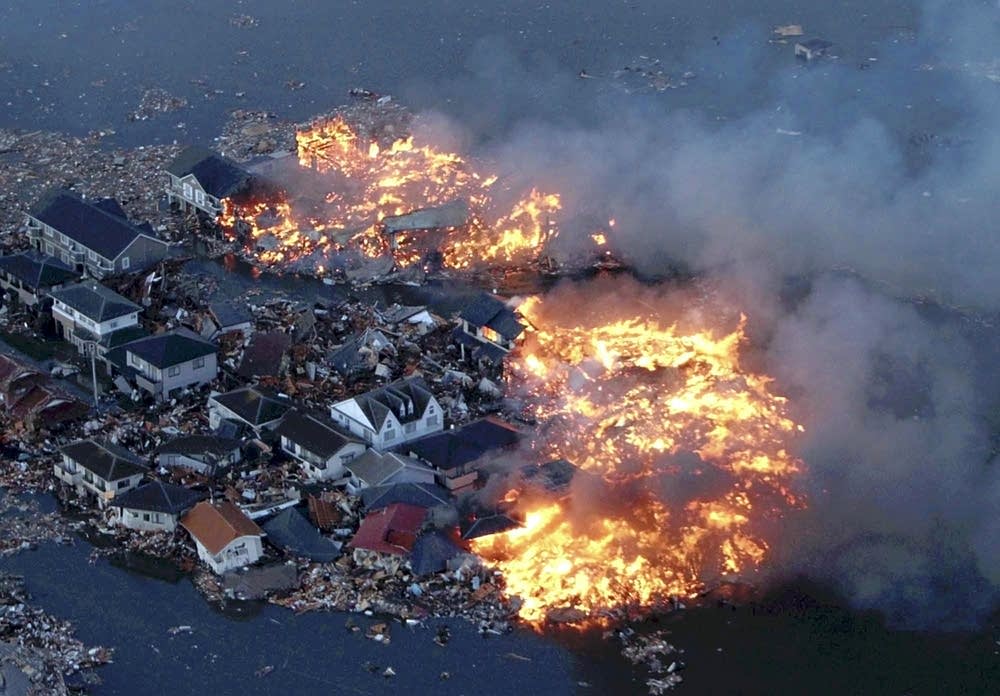 Enflamed houses