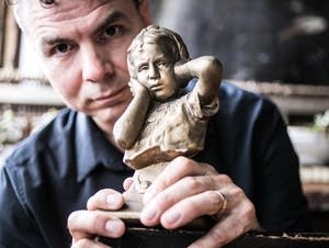 Composer Michael Kurth and friend.