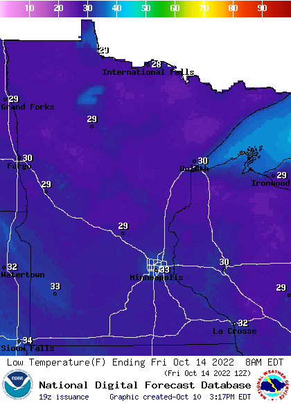 October reality check: 80 degrees to hard freeze by Friday morning?