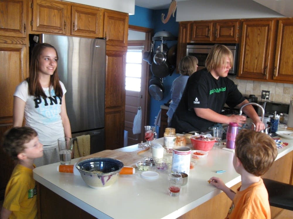 Busy kitchen