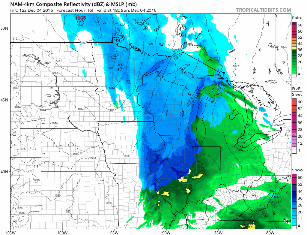 Snow tapers off today; a very cold front arrives on Tuesday