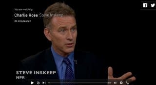 Steve Inskeep on the Charlie Rose show