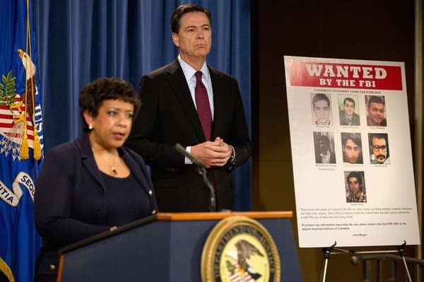 Loretta Lynch and FBI Director James Comey