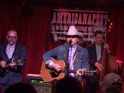 Dwight Yoakam performing at the Mercy Lounge