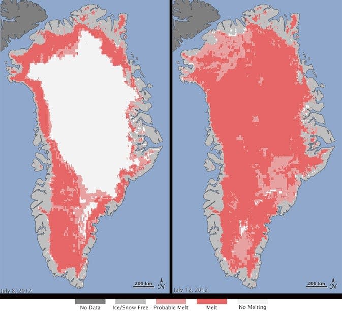 Greenland ice melt