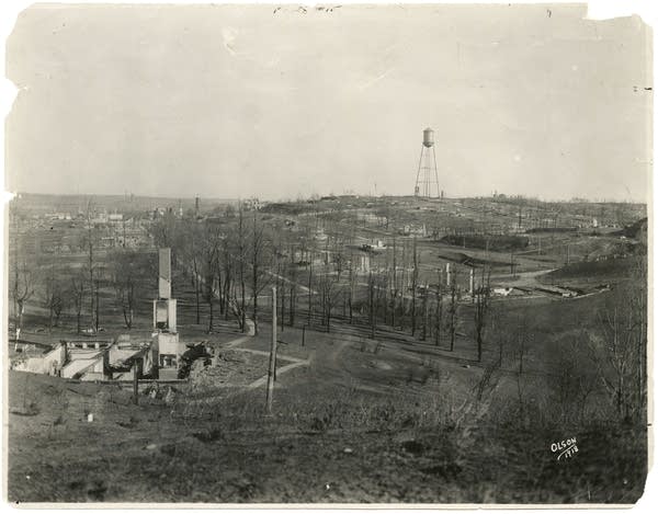 ​​Not much was left of Cloquet after the fire.​