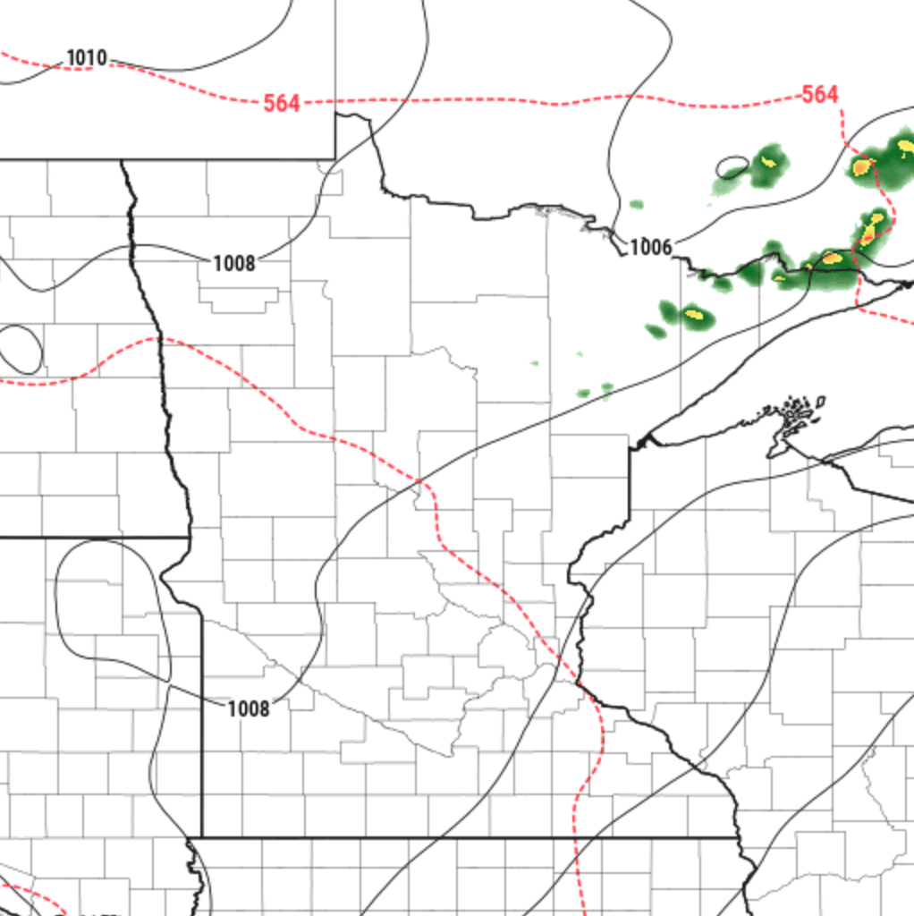 Minnesota map wx