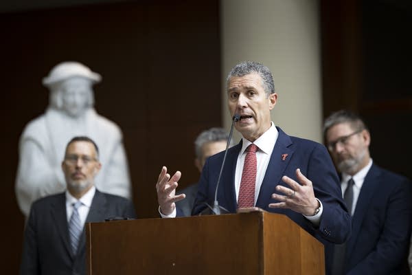 Renee Good's family files lawsuit after her Minneapolis shooting during Operation Metro Surge 1 Antonio Romanucc speaking at a press conference