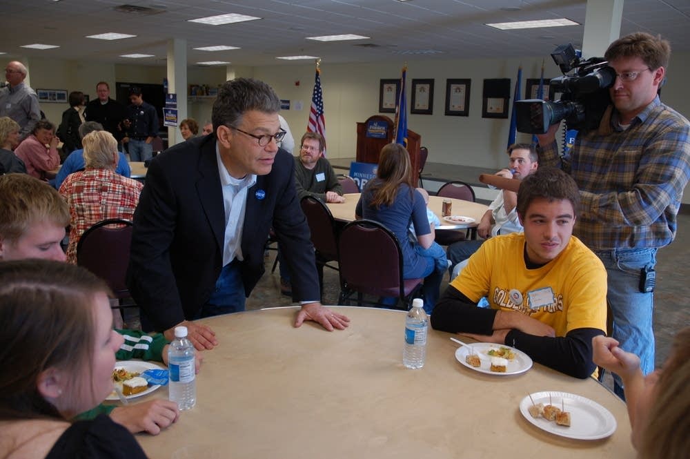 Al Franken campaigning