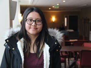 Selena Moua visited St. Catherine University