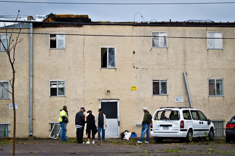 Damaged building