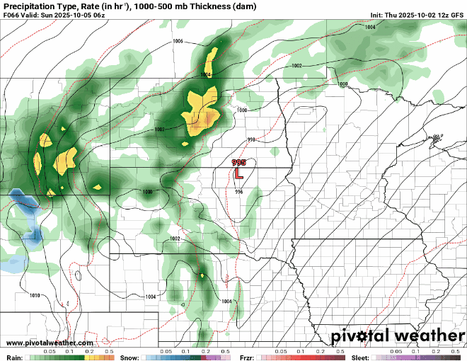 Forecast precipitation Sunday 1 a.m. to 7 p.m.