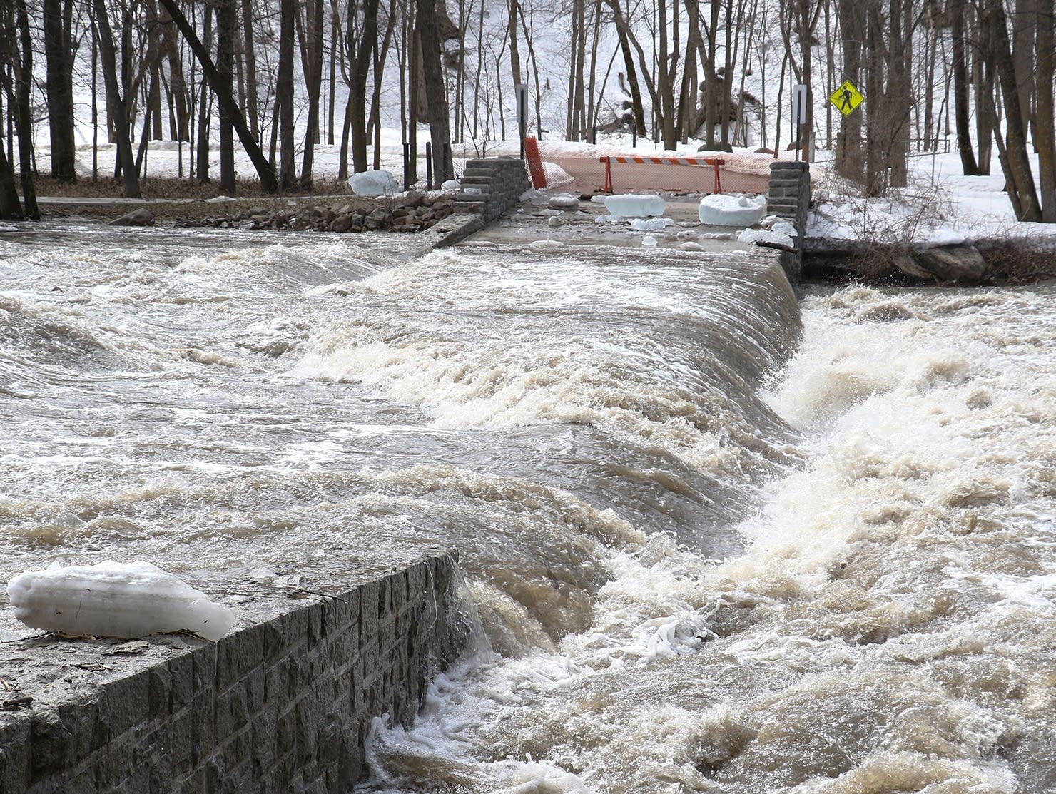 Redwood River in flood stage