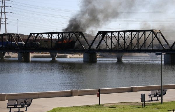 Aging U.S. railroad bridges are self-inspected and their findings are kept secret