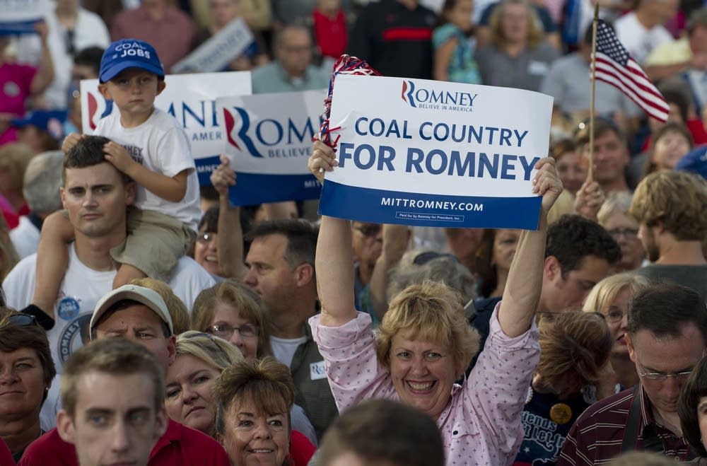 Romney supporters in Ohio