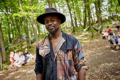 Ben Mulwana at the 2025 Blue Ox festival in Eau Claire, Wisconsin