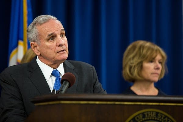 Governor Mark Dayton and Lt. Governor Tina Smith