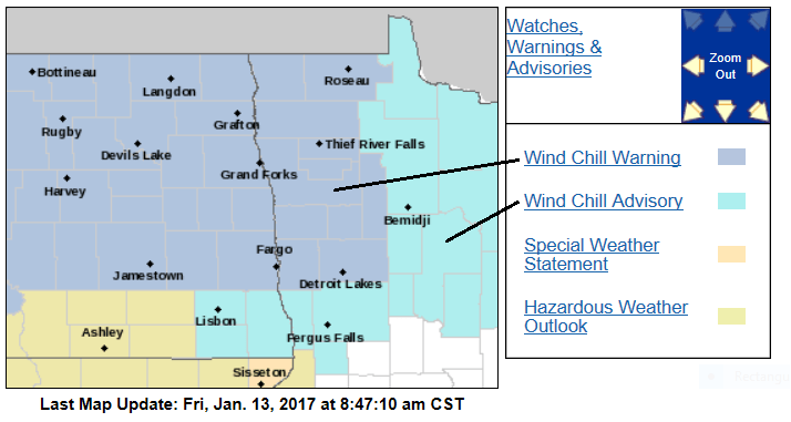 Chilly today; warming trend this weekend