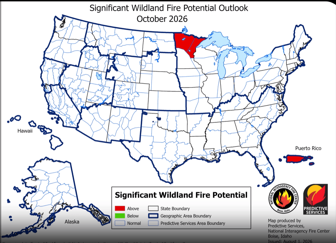 Fire risk ahead