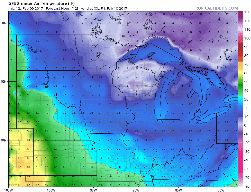 Friday thaw; Winter about to go out like a lamb?