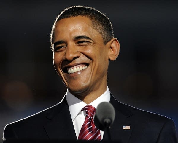 Democratic Presidential candidate Barack Obama