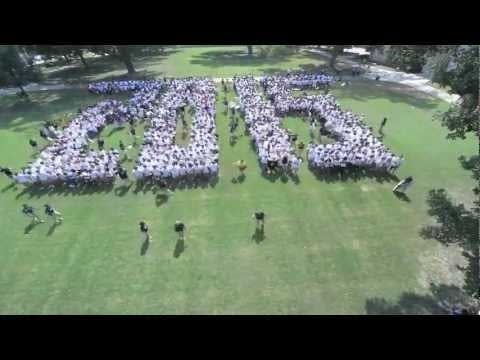 Freshmen form 2015 in time-lapse video