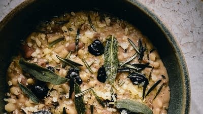 Creamy Parmigiano-Braised Beans