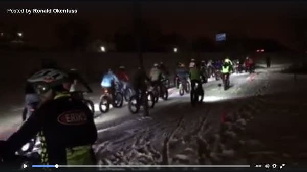 In the darkness of a suicide, cyclists light a way