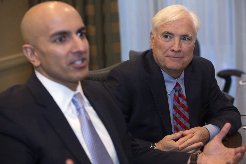 Randall Hogan, right, Chairman and CEO of Pentair