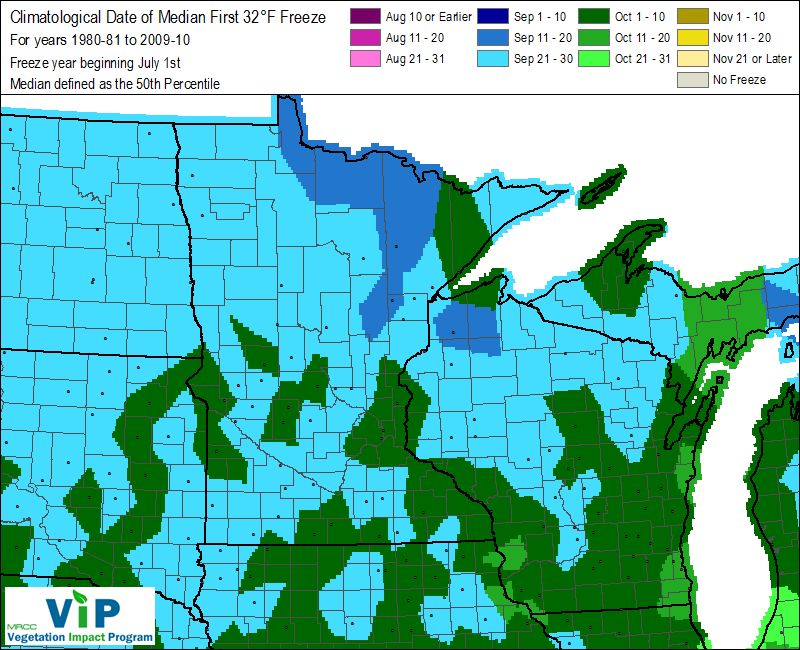 Northern Minnesota gets an early freeze MPR News
