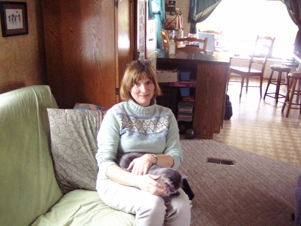 Becky Ruddy at home in Sunrise Villa
