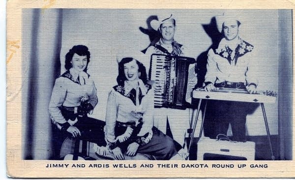 Jimmy And Ardis Wells And Their Dakota Roundup Gang postcard