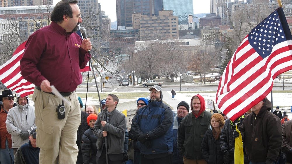 Hundreds gather at St. Paul gun rights rally MPR News