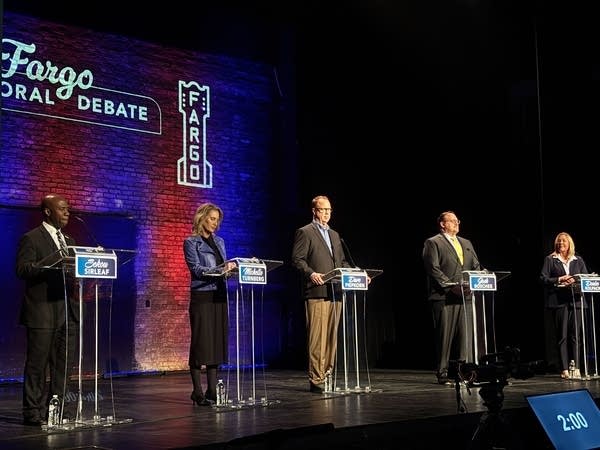 Fargo mayoral candidates clash on homelessness, budget at debate