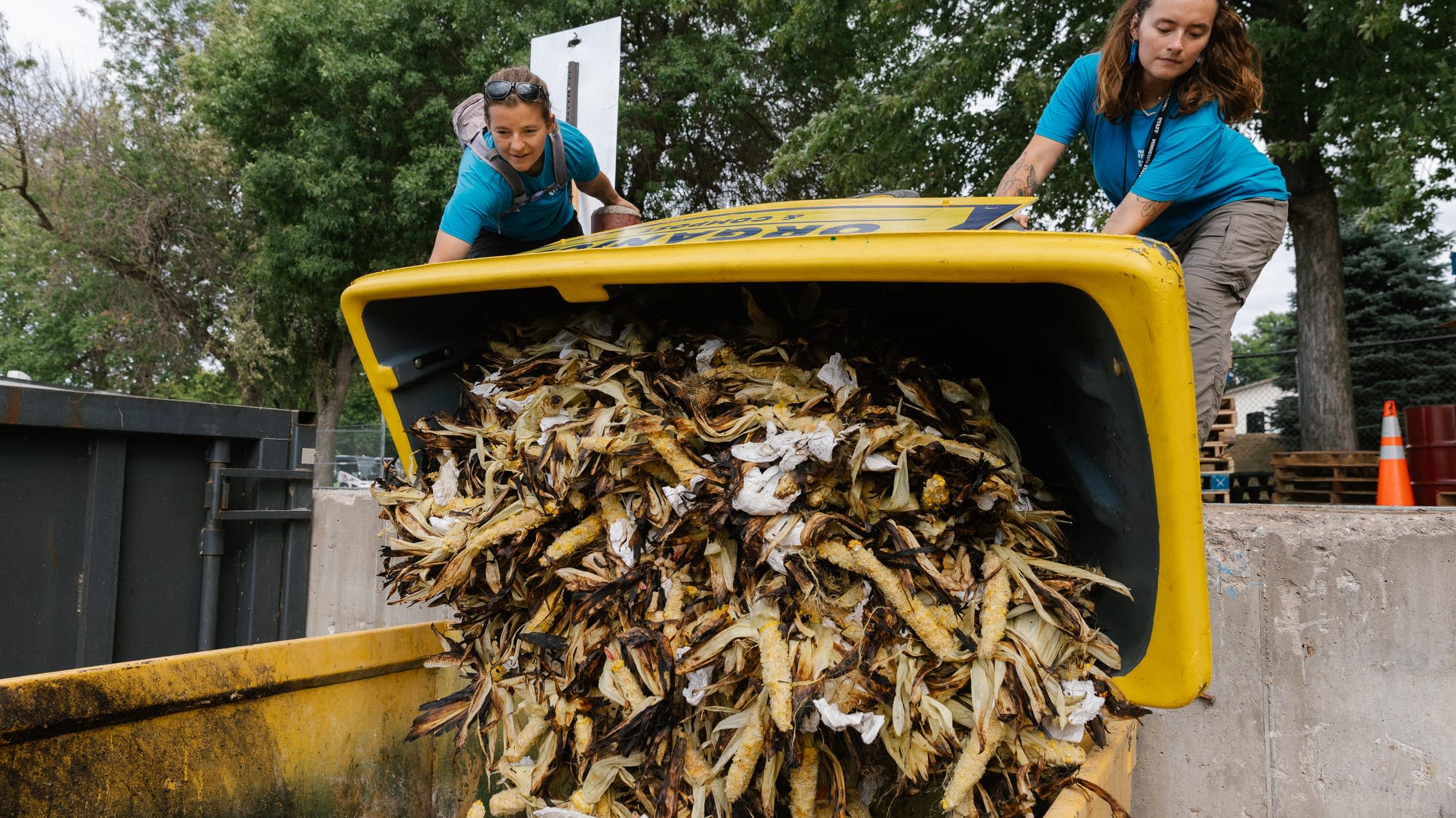 Sanitation workers spearhead trash awareness as fair