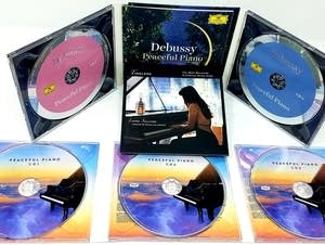 The Peaceful Piano Prize Pack includes six discs' worth of music.