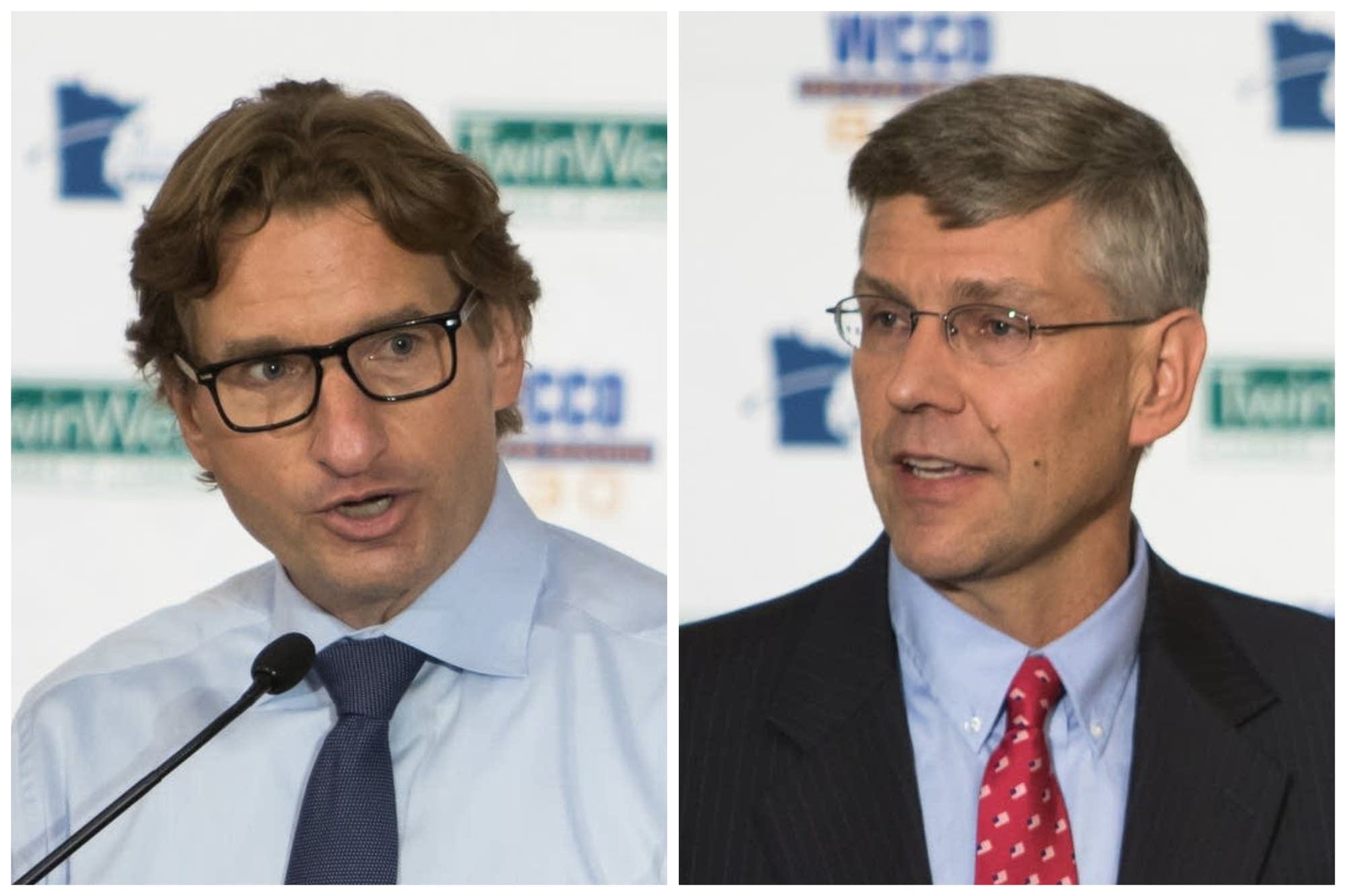 3rd Congressional district candidates Dean Phillips and Erik Paulsen