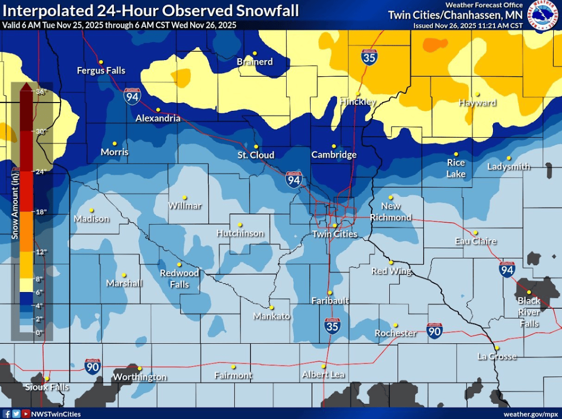 snowfall totals