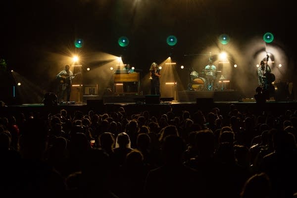 Lake Street Dive performing at The Current's Music on a Stick at the Minnesota State Fair Grandstand on Saturday, Aug. 28, 2021.
