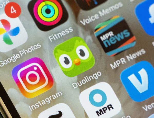 an iphone homescreen with multiple apps 