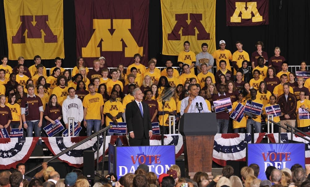 Barack Obama, Mark Dayton