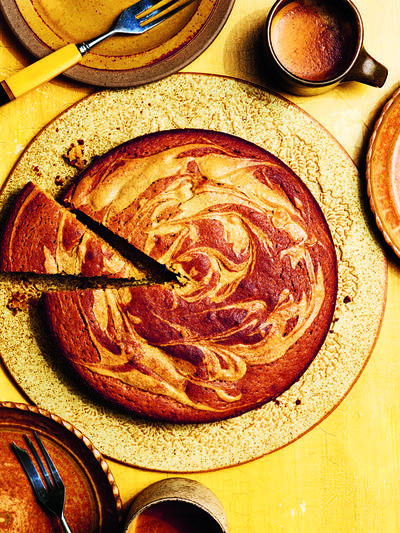 Gyulshah’s Tahini Swirl Cake
