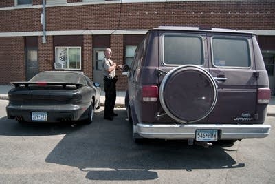 Van traffic stop